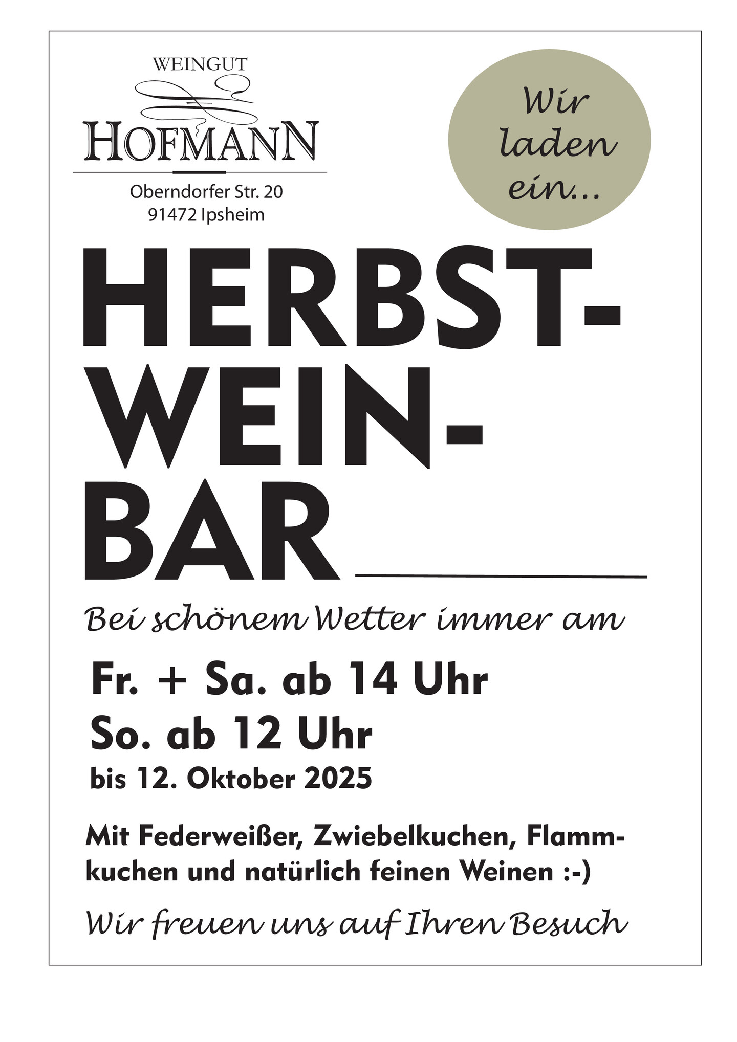 Herbst-Wein-Bar